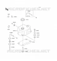 R&Eacute;SERVOIR D'HUILE pour Kawasaki JET SKI SUPER SPORT XI 1994