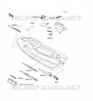 STICKER pour Kawasaki JET SKI SUPER SPORT XI 1994
