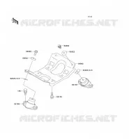 SUPPORT MOTEUR pour Kawasaki JET SKI SUPER SPORT XI 1994