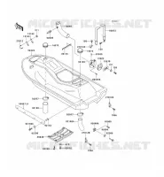 COQUE pour Kawasaki JET SKI 750 ZXI 1996