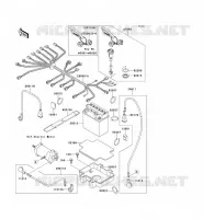 &Eacute;QUIPEMENT ELECTRIQUE pour Kawasaki JET SKI 750 ZXI 1996