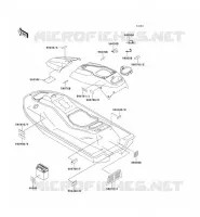 LABEL pour Kawasaki JET SKI 750 ZXI 1996