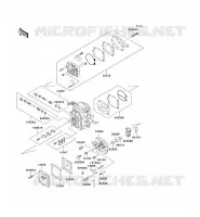 PI&Egrave;CES DE CARBURATEUR pour Kawasaki JET SKI 750 ZXI 1996