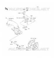 REFROIDISSEMENT pour Kawasaki JET SKI 750 ZXI 1996