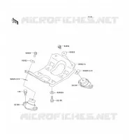 SUPPORT MOTEUR pour Kawasaki JET SKI 750 ZXI 1996