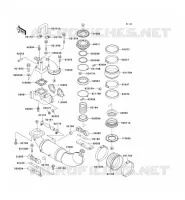 &Eacute;CHAPPEMENT pour Kawasaki JET SKI SS 1997