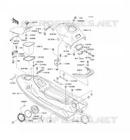 PIECE COQUE pour Kawasaki JET SKI SS 1997