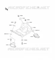 SUPPORT MOTEUR pour Kawasaki JET SKI SS 1997