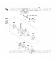VILEBREQUIN/PISTON pour Kawasaki JET SKI SS 1997