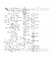 &Eacute;CHAPPEMENT pour Kawasaki JET SKI SUPER SPORT XI 1997