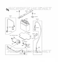 &Eacute;QUIPEMENT ELECTRIQUE pour Kawasaki JET SKI XI SPORT 1999