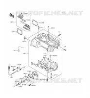 CARTER MOTEUR(S) pour Kawasaki JET SKI XI SPORT 1999