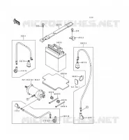 &Eacute;QUIPEMENT ELECTRIQUE pour Kawasaki JET SKI XI SPORT 1999