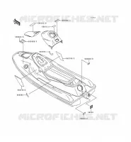 LABEL pour Kawasaki JET SKI XI SPORT 1999