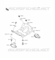 SUPPORT MOTEUR pour Kawasaki JET SKI XI SPORT 1999