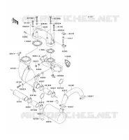 &Eacute;CHAPPEMENT pour Kawasaki JET SKI 900 ZXI 1995