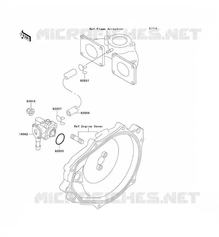 POMPE A HUILE Kawasaki JET SKI 650 1992 JET SKI SC  JL650-A2