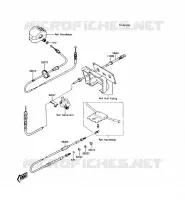 CABLES pour Kawasaki JET SKI 300 1988