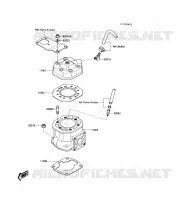 CULASSE/CYLINDRE pour Kawasaki JET SKI 300 1988