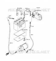 &Eacute;QUIPEMENT ELECTRIQUE pour Kawasaki JET SKI 300 1988