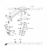POIGNEE POLE pour Kawasaki JET SKI 300 1988