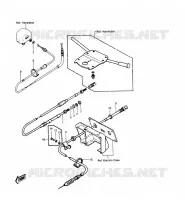 CABLES pour Kawasaki JET SKI 440 1989