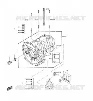 CARTER MOTEUR(S) pour Kawasaki JET SKI 440 1989