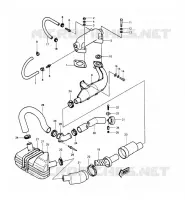 &Eacute;CHAPPEMENT pour Kawasaki JET SKI 440 1989