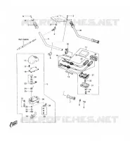 GUIDON pour Kawasaki JET SKI 440 1989