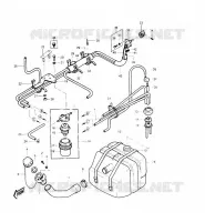RESERVOIR CARBURANT pour Kawasaki JET SKI 440 1989