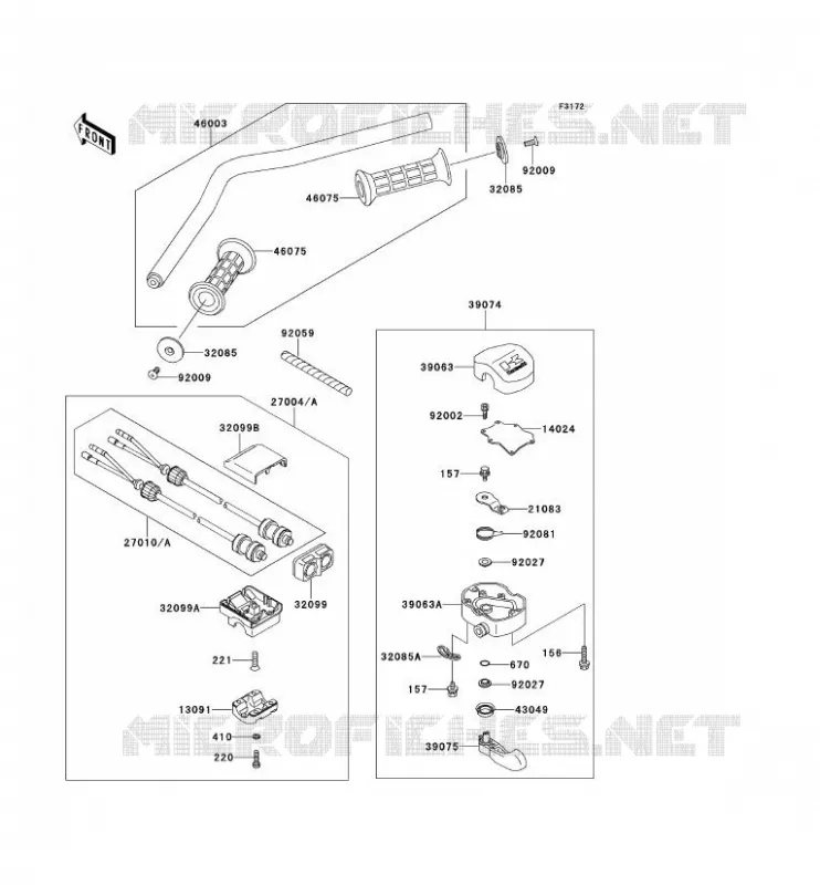GUIDON Kawasaki JET SKI 440 1991 JET SKI 440  JS440-A15