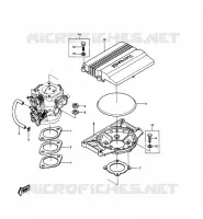 BOUCLIER THERMIQUE pour Kawasaki JET SKI 550 1988