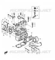 CULASSE/CYLINDRE pour Kawasaki JET SKI 550 1988
