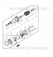 D&Eacute;MARREUR pour Kawasaki JET SKI 550 1988