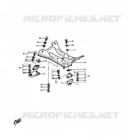 SUPPORT MOTEUR pour Kawasaki JET SKI 550 1988