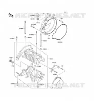 CARTER MOTEUR(S) pour Kawasaki JET SKI 550SX 1992