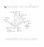SUPPORT MOTEUR pour Kawasaki JET SKI 550SX 1992