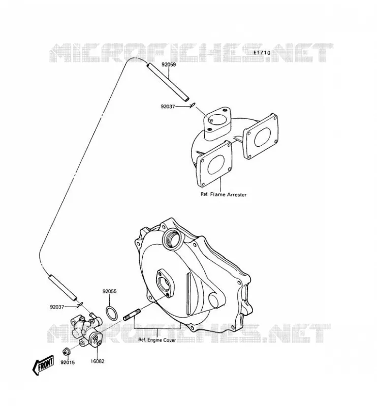 POMPE A HUILE Kawasaki JET SKI 650 1990 JET SKI 650SX  JS650-A4
