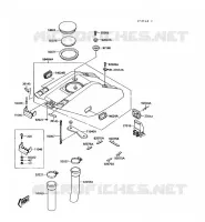 CAPOT MOTEUR pour Kawasaki JET SKI 650SX 1990