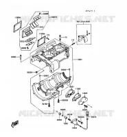 CARTER MOTEUR(S) pour Kawasaki JET SKI 650SX 1990