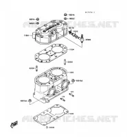 CULASSE/CYLINDRE pour Kawasaki JET SKI 650SX 1990