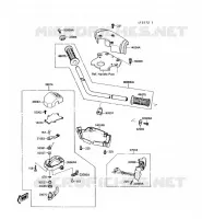 GUIDON pour Kawasaki JET SKI 650SX 1990