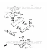 MOUSSES pour Kawasaki JET SKI 650SX 1990