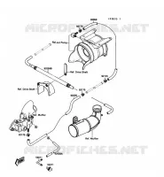 REFROIDISSEMENT pour Kawasaki JET SKI 650SX 1990