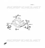 SUPPORT MOTEUR pour Kawasaki JET SKI 650SX 1990