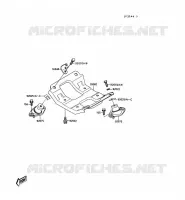 SUPPORT MOTEUR pour Kawasaki JET SKI 650SX 1990