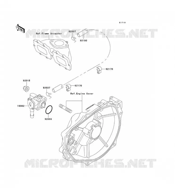 POMPE A HUILE Kawasaki JET SKI 750 1992 JET SKI 750 SX  JS750-A1