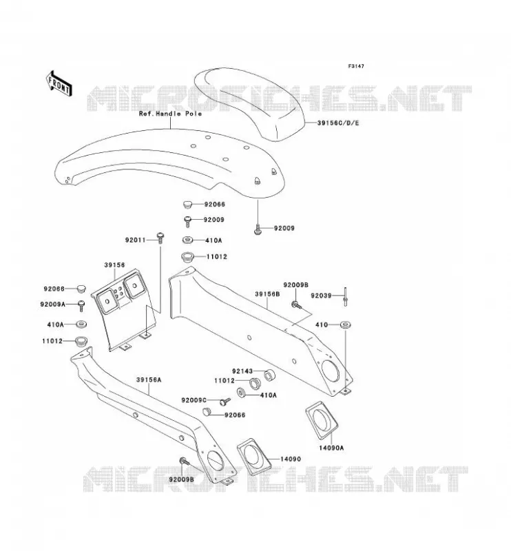 MOUSSES Kawasaki JET SKI 750 1995 JET SKI 750 SXI  JS750-B1