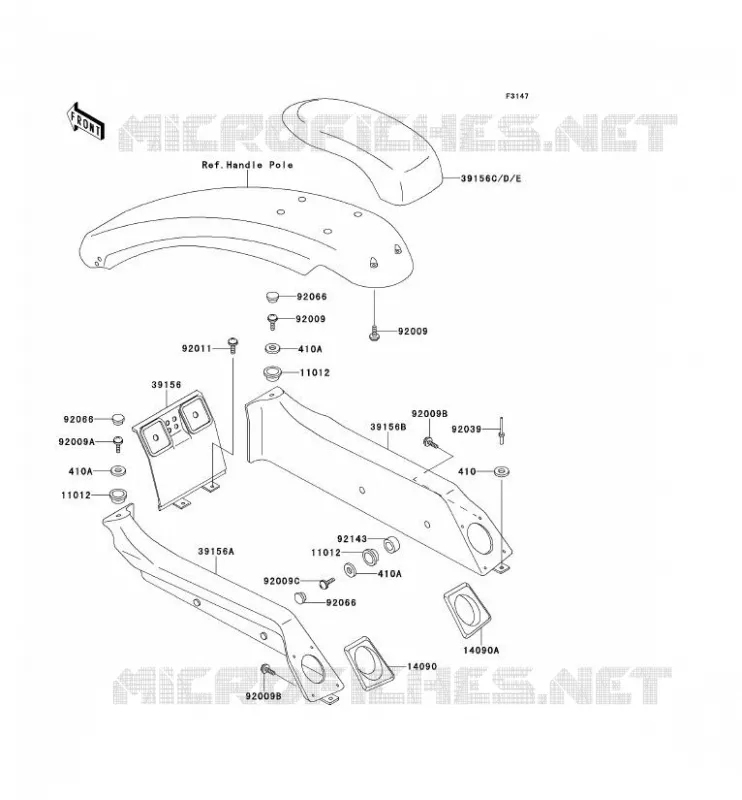 MOUSSES Kawasaki JET SKI 750 1996 JET SKI 750 SXI  JS750-B2