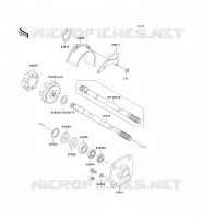 ARBRE DE TRANSMISSION pour Kawasaki JET SKI 750 SXI 1997